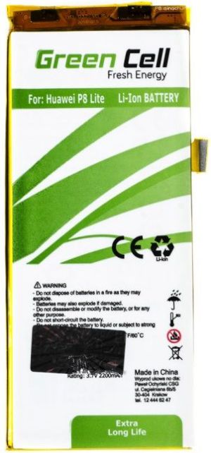 Bateria Green Cell Bateria do telefonu Huawei P8 Lite 1