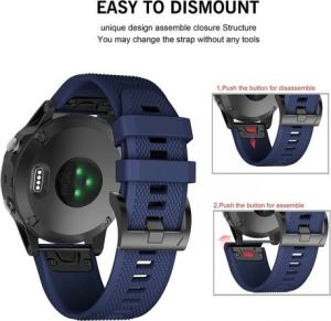 Tech-Protect Pasek Smooth do GARMIN FENIX 3/5X/3HR (26MM) 3