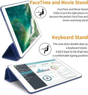Etui na tablet Tech-Protect  IPAD AIR NAVY BLUE Smartcase 8