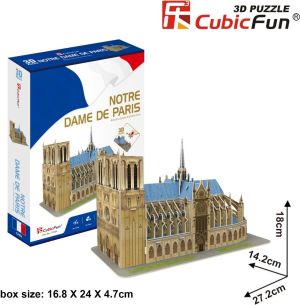 Cubicfun Puzzle 3D - Katedra Notre Dame (GXP-641767) 1