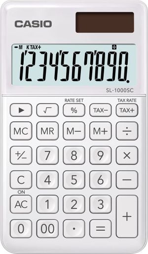 Kalkulator Casio (SL-1000SC-WE-S) 1