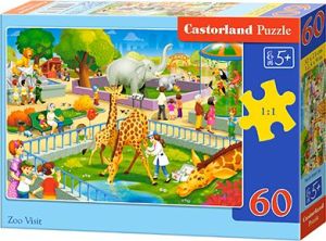 Castorland Puzzle Zoo Visit 60 elementów (287340) 1