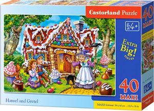 Castorland Puzzle Hansel and Gretel 40 maxi elementów 1