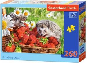 Castorland Puzzle Strawberry Dessert 260 elementów (287347) 1