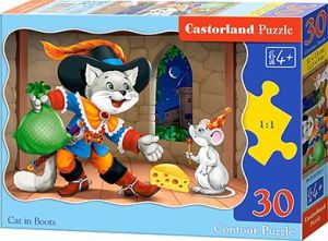 Castorland Puzzle Cat in Boots 30 elementów 1