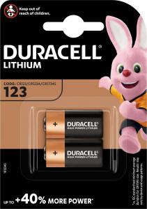 Duracell Bateria Ultra Photo CR123 1400mAh 2 szt. 1