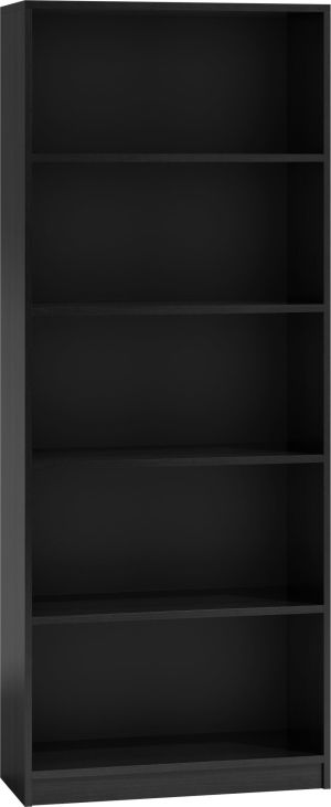 Topeshop Regał 60cm półka szafka książki segregatory czarny 1