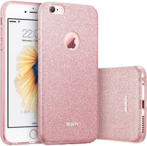 ESR Glitter Shine do Apple iPhone 6/6s różowy złoty 1