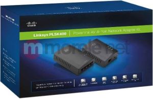 Adapter powerline Linksys PLSK400-EU 3