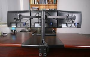 Art Uchwyt biurkowy na 3 monitory 13" - 20" L-03A (RAMART L-03A) 3