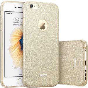 ESR Glitter Shine do Apple iPhone 6/6s szampański złoty 1