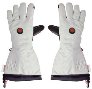 Glovii Ogrzewane rękawice narciarskie szare r. M 2