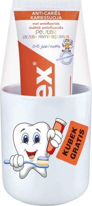 Elmex  Pasta do zębów dla dzieci 0 do 5 lat 75ml + kubek 1