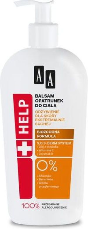 AA HELP Balsam-opatrunek do ciała - skóra ekstremalnie sucha 400ml 1