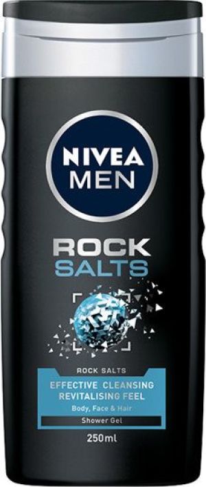 Nivea Men Żel pod prysznic, do włosów i twarzy Rock Salt 250ml 1