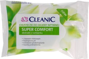 Cleanic Intimate Chusteczki do higieny intymnej Super Comfort 20 szt. 1