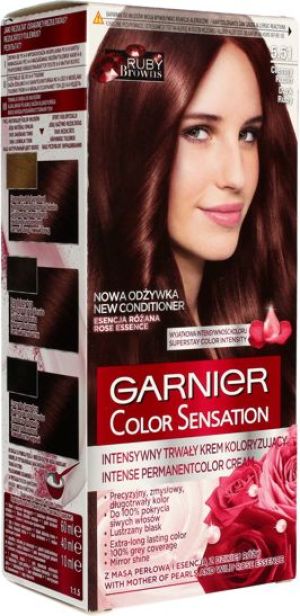 Garnier Color Sensation Krem koloryzujący do włosów 5.51 Ciemny Rubin 1