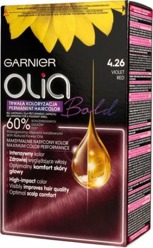 Garnier Olia Bold Farba do włosów 4.26 Violet Red 1