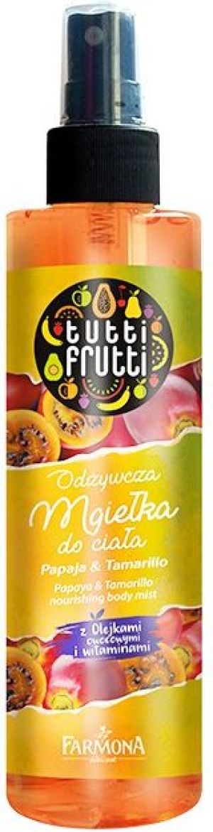 Farmona Tutti Frutti Mgiełka do ciała odżywcza Papaja & Tamarillo 200ml 1