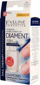 Eveline Eveline Nail Therapy Lakier odżywka utwardzająca do paznokci Diament 12ml 1