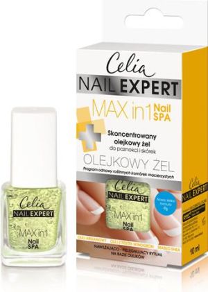 Celia Nail Expert Skoncentrowany olejkowy żel do paznokci i skórek Max in 1 Nail SPA 10ml 1