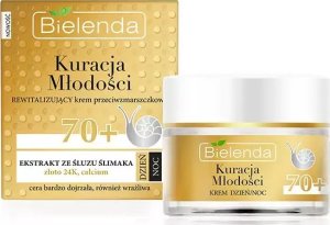 Bielenda Kuracja Młodości 70+ Rewitalizujący krem przeciwzmarszczkowy na dzień i noc 50ml 1