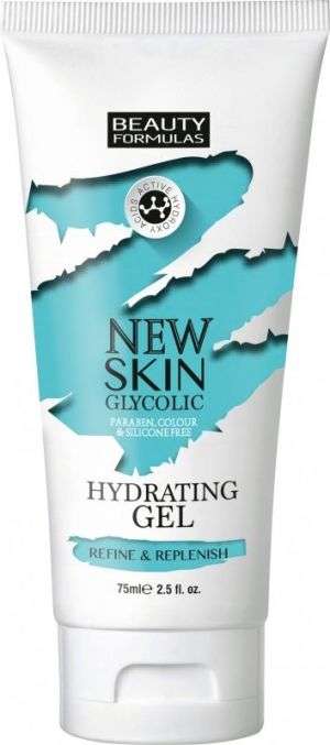 Beauty Formulas New Skin Glycolic Żel nawilżający do twarzy z kwasem glikolowym 75ml 1