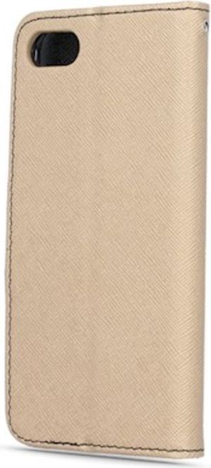 TelForceOne Pokrowiec Smart Fancy do Samsung A6 2018 złoto-czarny 2