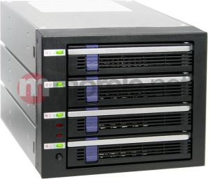 Kieszeń Icy Dock obudowa na 4 dyski 3,5\" SATA, RAID Backplane (ICY DOCK MB454SPF-B) 4