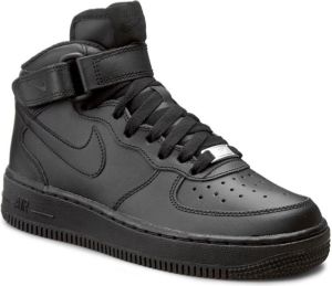 Nike buty dziecięce Air Force 1 MID Gs czarne r. 35 1/2 (314195-004) 1