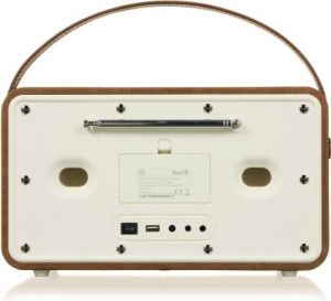 Radio View Quest Retro Mk II DAB+ ze stacją dokującą Apple brązowe (001999850000) 4