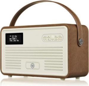 Radio View Quest Retro Mk II DAB+ ze stacją dokującą Apple brązowe (001999850000) 7