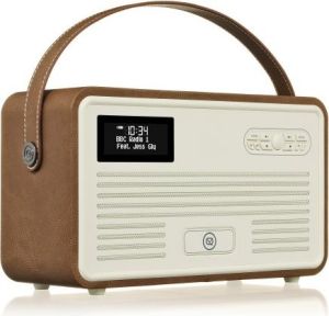 Radio View Quest Retro Mk II DAB+ ze stacją dokującą Apple brązowe (001999850000) 8