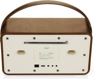 Radio View Quest Retro Mk II DAB+ ze stacją dokującą Apple brązowe (001999850000) 10