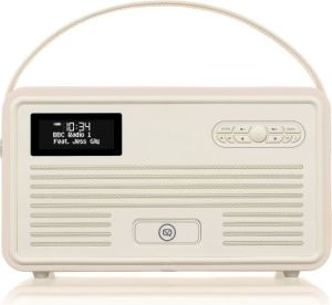 Radio View Quest Retro Mk II DAB+ ze stacją dokującą Apple kremowe (001999860000) 1