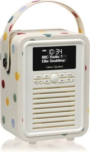 Radio View Quest Retro Mini DAB+ Emma Bridgewater Polka Dot (001999890000) 2
