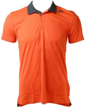Adidas Koszulka męska Refresh Polo Tee pomarańczowa r. S (AB6337) 1