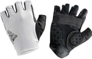 Adidas Rękawiczki męskie Adistar Gloves Shortfinger S05522 białe r. L 1