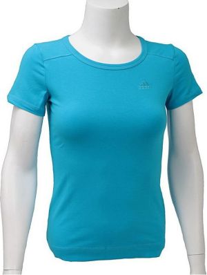 Adidas Koszulka damska Ess Tee niebieska r. 34 1