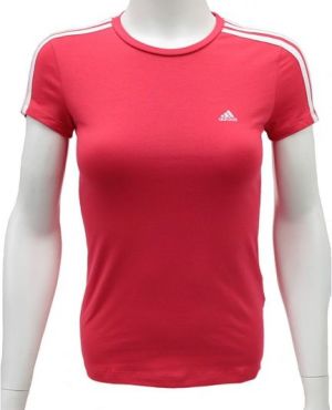 Adidas Koszulka damska Ess 3 S Tee czerwona r. 2XS 1