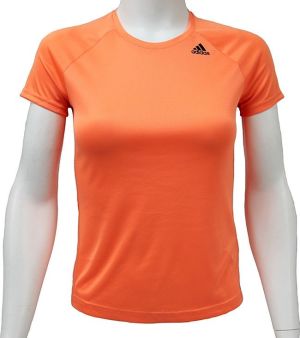 Adidas Koszulka damska D2M Tee Lose pomarańczowa r. M 1