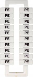 EM Group Oznacznik do złączek szynowych 2,5-70mm2 /PE/ biały 20szt. (43192) 1