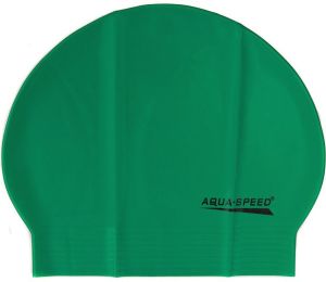 Aqua-Speed Czepek pływacki Soft Latex zielony 1