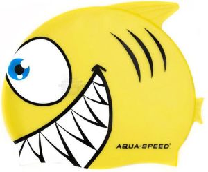 Aqua-Speed Zestaw basenowy okulary + czepek FISH 18/088 (Z0432) 3