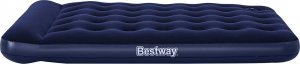 Bestway Materac welurowy Double z pompką 191x137x28cm granatowy (67225-6317) 5