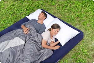 Bestway Materac welurowy Queen 203x152x22cm granatowy (67003-6232) 8