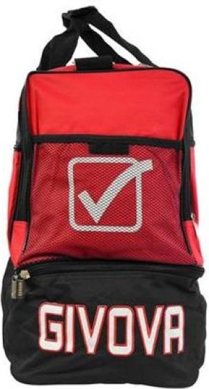 Givova Torba Medium Czerwono-czarna 3