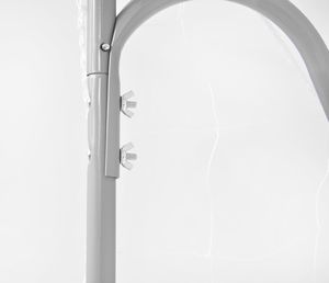 Jet-5 Bramka metalowa biała r. 213x150x90cm 4