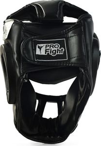 Profight Kask Bokserski Profight 703 Pu Z Kratą Czarny Senior 2