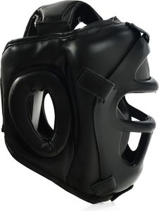 Profight Kask Bokserski Profight 703 Pu Z Kratą Czarny Senior 3